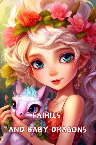 Fairies And Baby Dragons Coloring Book For Teens: Featuring Enchanted Fairies and Adorable von Independently published